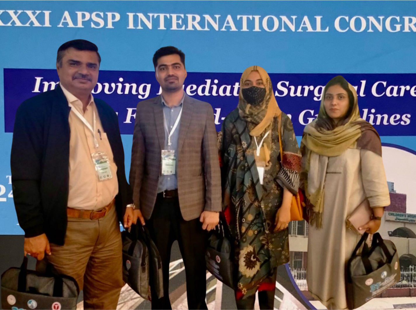 Surgical Teachers standing together